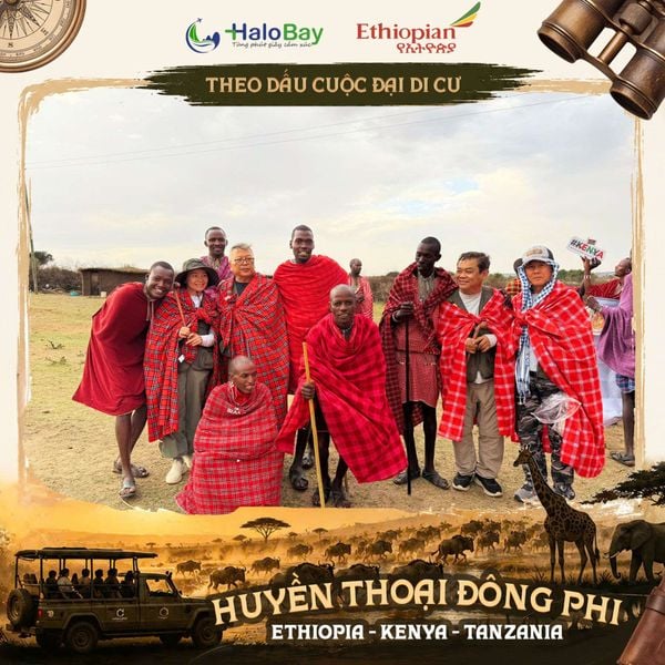ĐOÀN KHÁCH HALOBAY TRAVEL GẶP GỠ BỘ TỘC MAASAI MARA – CHẠM VÀO MỘT NỀN VĂN HÓA GIỮA ĐẠI THẢO NGUYÊN ĐÔNG PHI
