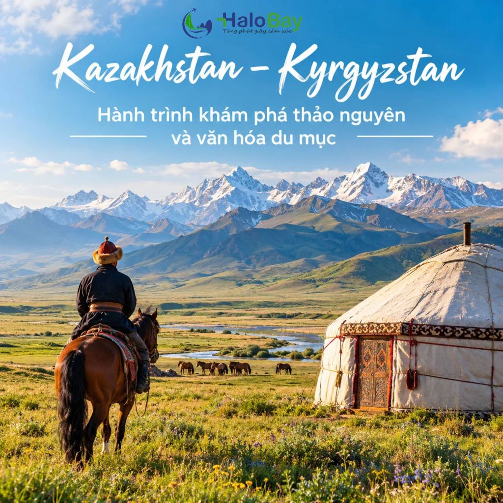 Kazakhstan – Kyrgyzstan: Hành trình khám phá thảo nguyên và văn hóa du mục