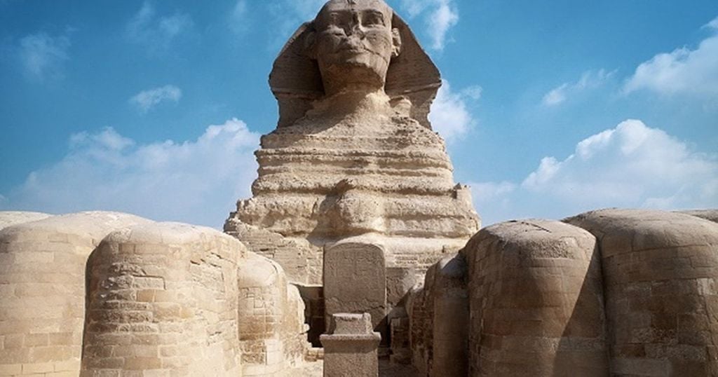 Đại Nhân Sư Great Sphinx tại Giza Ai Cập