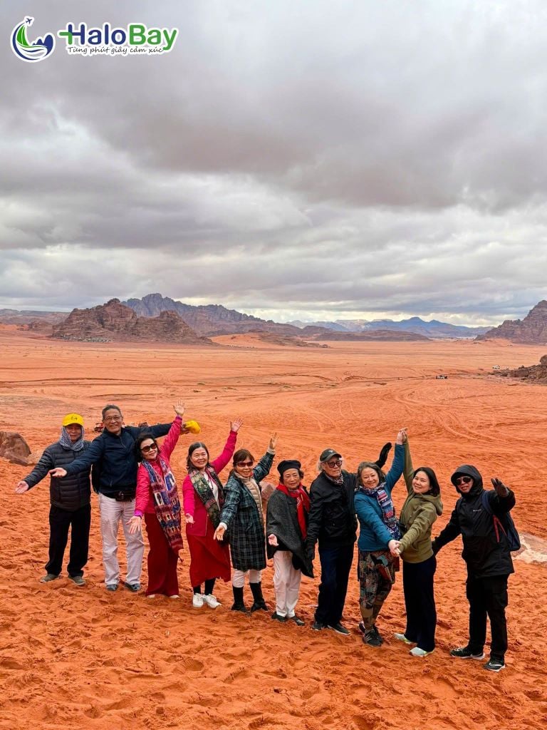 Sa mạc Wadi Rum Jordan trong hành trình tour Jordan Ai Cập Ethiopia