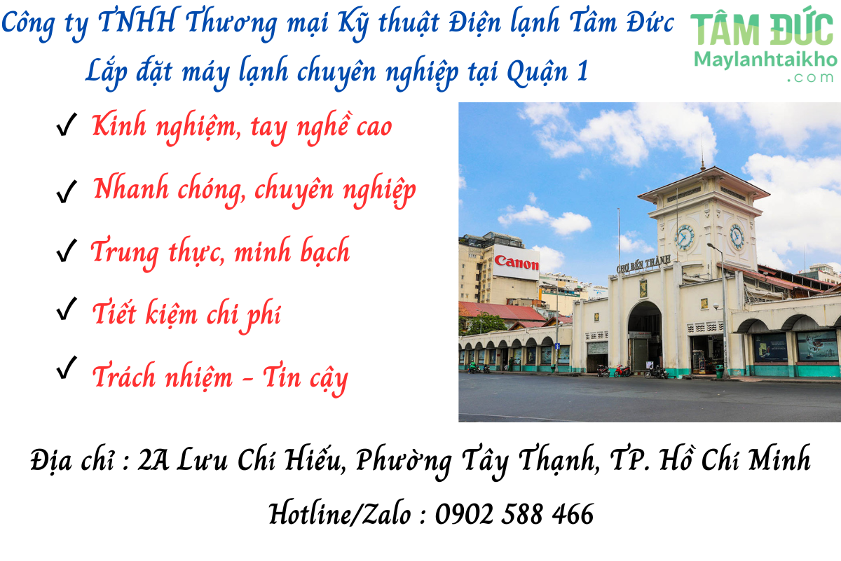 Nhà phân phối và lắp đặt máy lạnh chính hãng Quận 1