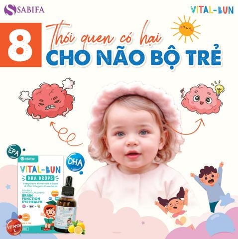 8 THÓI QUEN CÓ HẠI CHO NÃO BỘ CỦA TRẺ EM