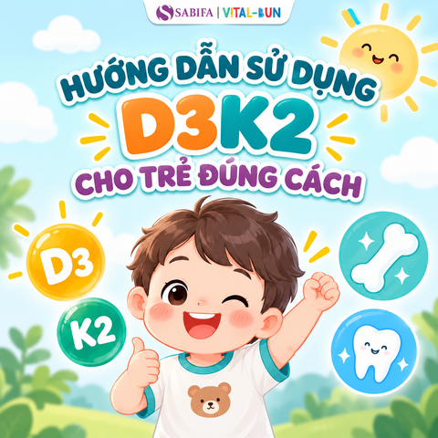 HƯỚNG DẪN SỬ DỤNG D3K2 CHO TRẺ ĐÚNG CÁCH