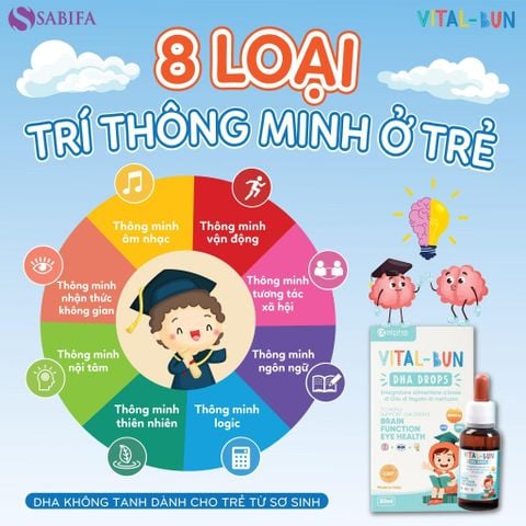 KHÁM PHÁ 8 LOẠI TRÍ THÔNG MINH CỦA TRẺ