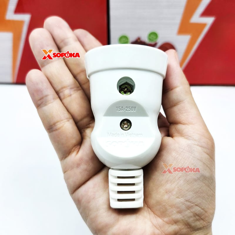 Phích Cắm Điện Âm Siêu Chịu Tải 3000W C3000W SOPOKA