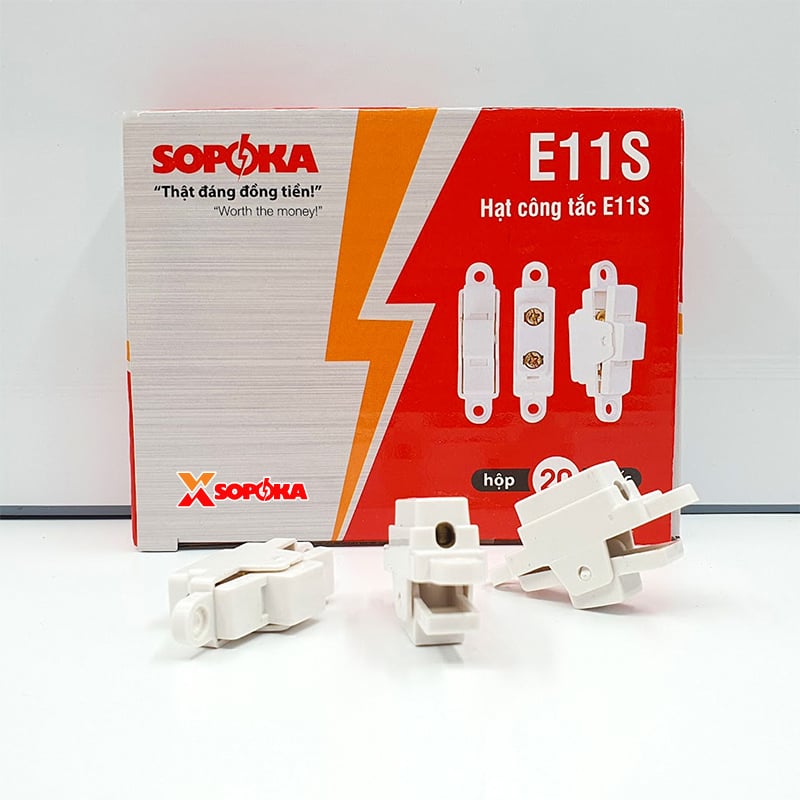 Hạt Công Tắc Điện Cao Cấp Dòng E SOPOKA – E11S