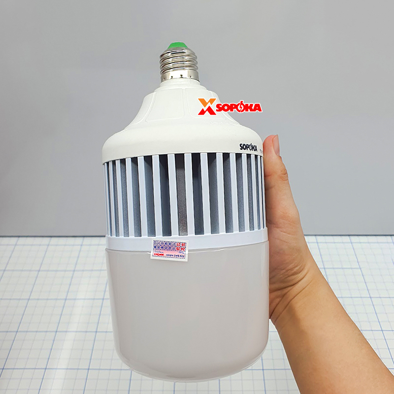 Bóng Đèn LED Thân Nhôm Công Suất Cao (Mã N) – Sáng Trắng SOPOKA