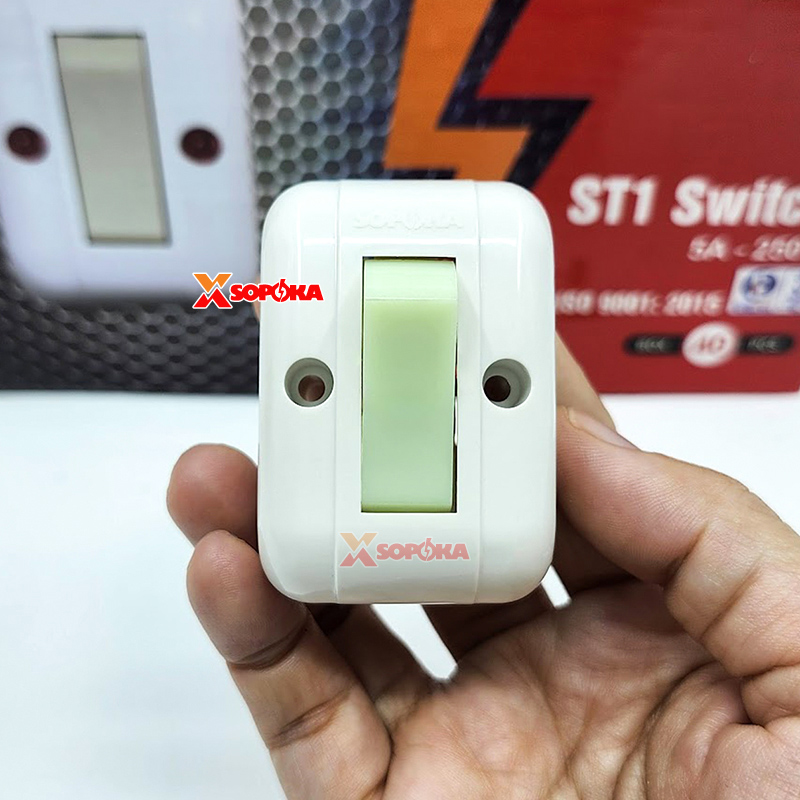 Công Tắc Rùa Táp Lô 1 Chiều 2 Cực ST1 SOPOKA