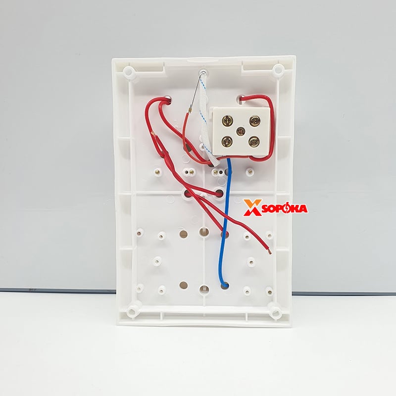 Bảng Điện Táp Lô 2 Công Tắc 3 Lỗ Cắm Có Cầu Chì BN2 SOPOKA