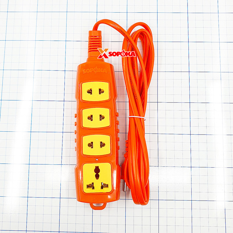 Ổ Cắm Điện 3000W Siêu Chịu Tải Có Dây 4S-3000W SOPOKA