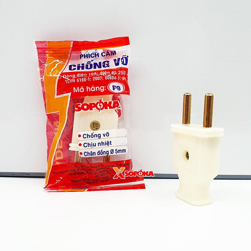 Phích Cắm Điện Dương Chân 4 mm P1 SOPOKA