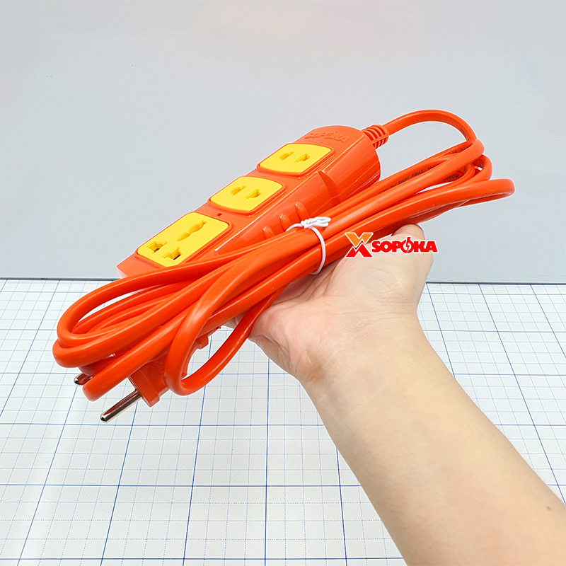 Ổ Cắm Điện 3 Lỗ Công Suất 3000W Siêu Chịu Tải T3000W SOPOKA