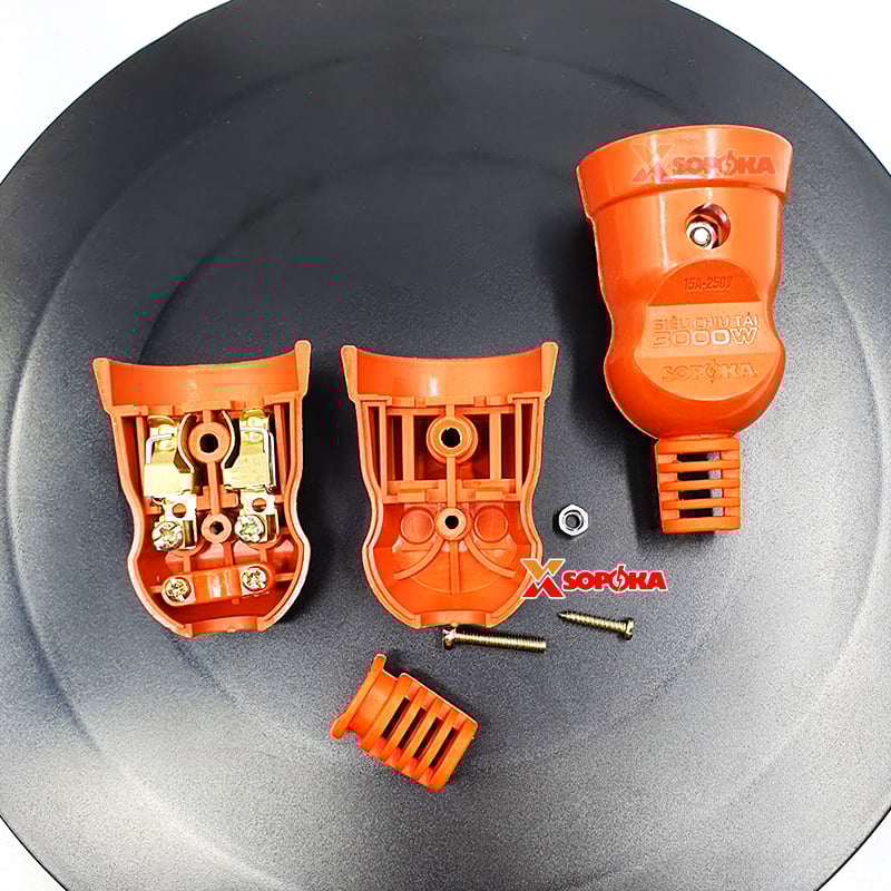 Phích Cắm Điện Âm Siêu Chịu Tải 3000W C3000W SOPOKA