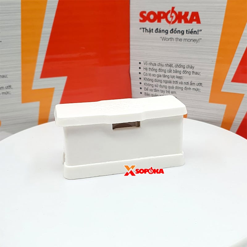 Cầu Chì Gắn Táp Lô Điện 10A 250V SOPOKA CC10A