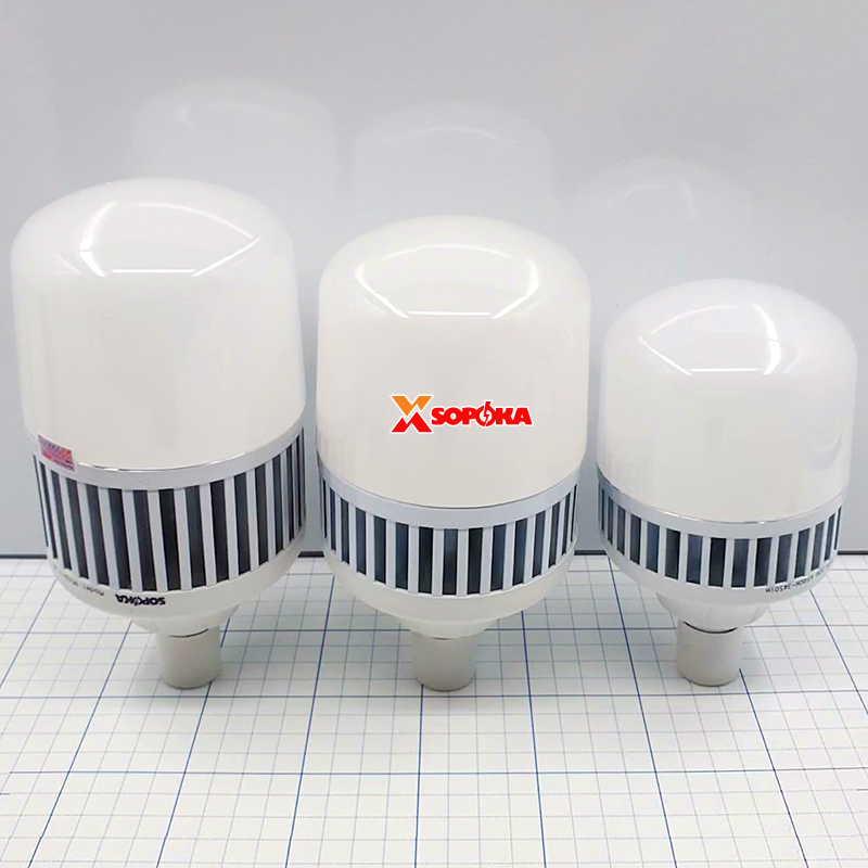 Bóng Đèn LED Thân Nhôm Công Suất Cao (Mã N) – Sáng Trắng SOPOKA
