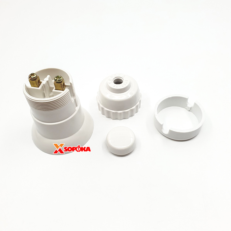 Đui Đèn Chịu Mưa 2 Kiểu Lắp Dây ĐCM-1 SOPOKA