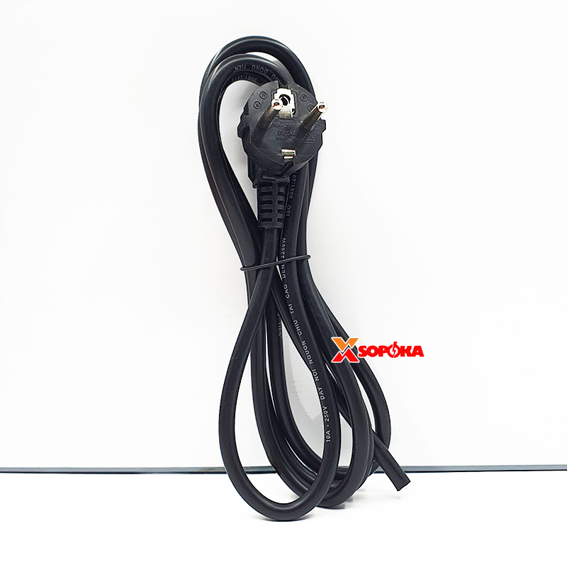 Dây Nối Nguồn Điện 2500W N19 SOPOKA – Chịu Nhiệt Lên Tới ~150°C