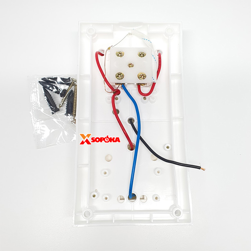 ảng Điện Táp Lô 1 Công Tắc 2 Lỗ Cắm Có Cầu Chì BN1 SOPOKA