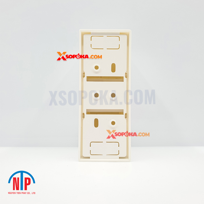 Hộp CB 1 pha 2P Tiến Phát – hộp gắn nổi bảo vệ CB/MCB 2 tép cho hệ thống điện dân dụng.
