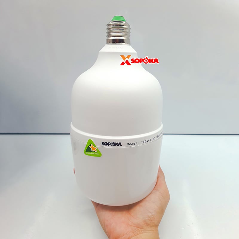 Bóng Đèn Led Hình Trụ Trơn Sáng Trắng Dòng&nbsp;T SOPOKA