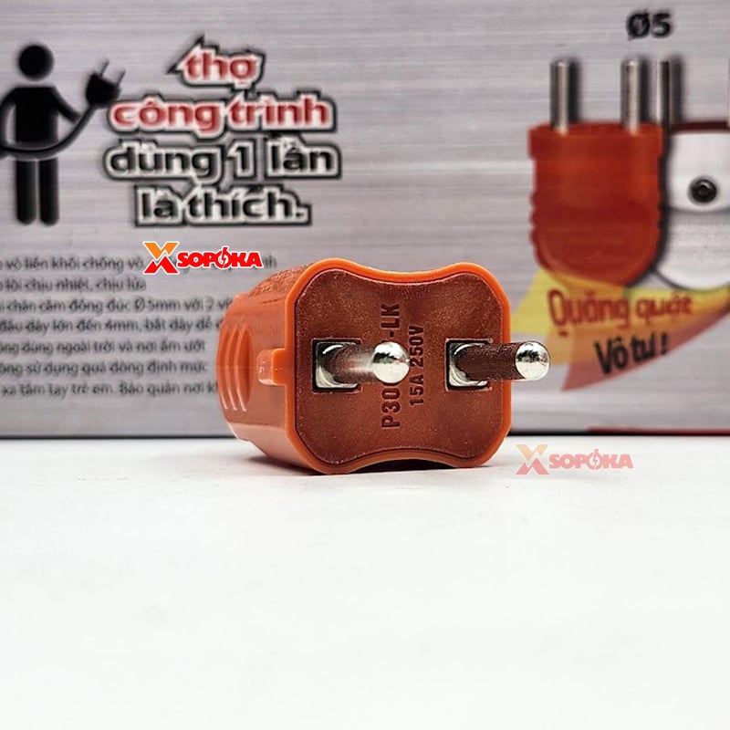 Phích Cắm Điện Dương Chịu Tải 3000W P3000WLK SOPOKA