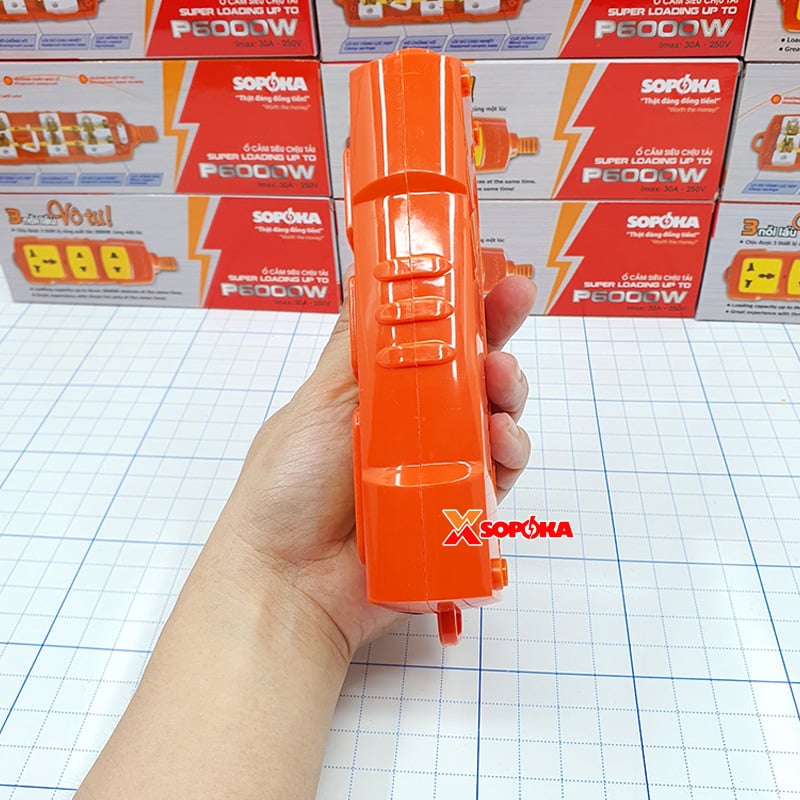 Ổ cắm điện chịu tải 6000W SOPOKA P6000W