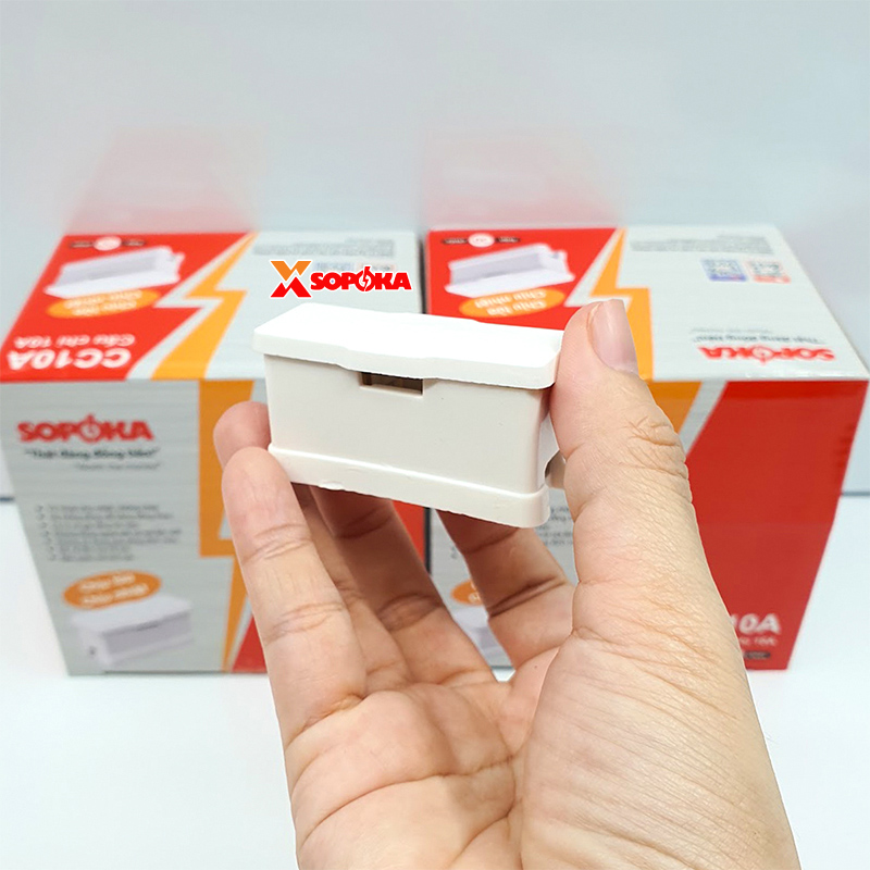 Cầu Chì Gắn Táp Lô Điện 10A 250V SOPOKA CC10A
