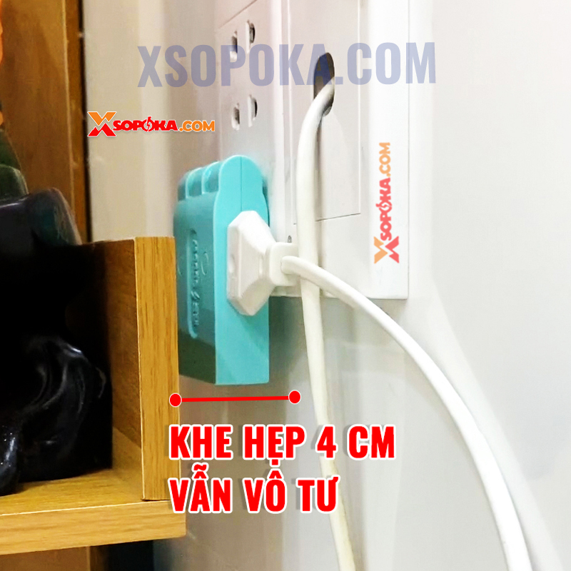Ổ Chia Điện 3 Ngõ Dẹp Cổ Xoay 3000W R3X-3000W SOPOKA