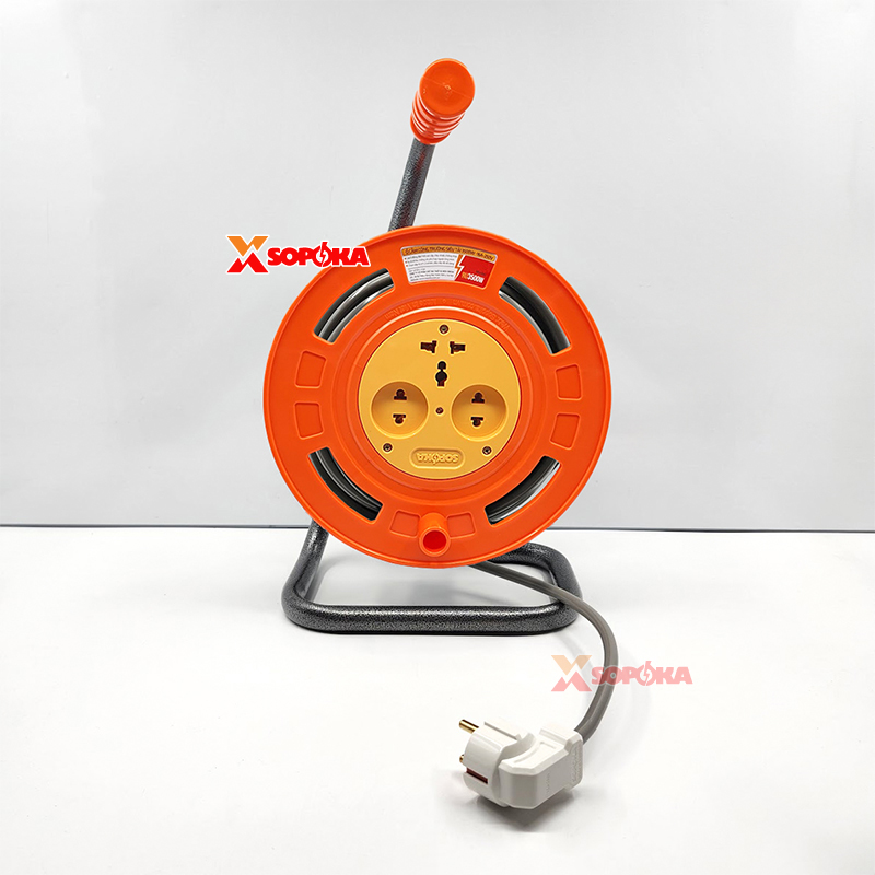 Rulo cuộn dây điện 2x1.5 công suất 3500W SOPOKA VĨNH THỊNH