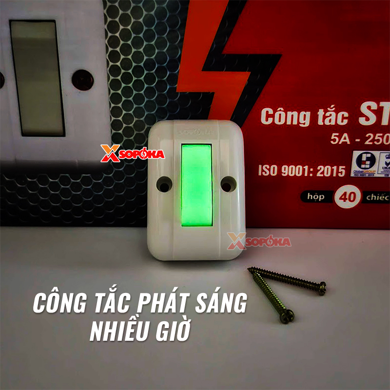 Công Tắc Rùa Táp Lô 1 Chiều 2 Cực ST1 SOPOKA
