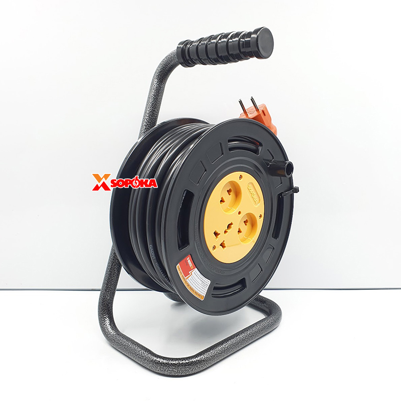 Rulo Cuộn Dây Điện SOPOKA Ráp Dây 2x2.5 CADIVI VCmt Tròn 2 Lớp Vỏ, Công Suất 3500W