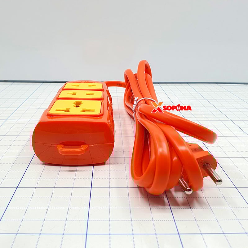Ổ Cắm Điện 3 Lỗ Công Suất 3000W Siêu Chịu Tải T3000W SOPOKA