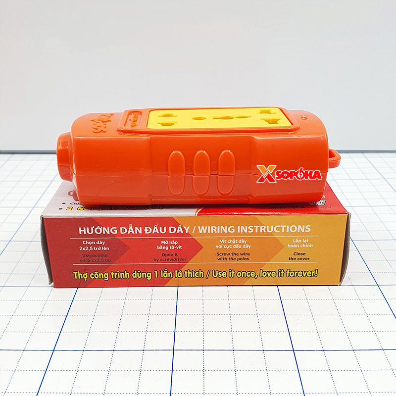 Ổ Cắm Điện 2 Lỗ Không Dây 6000W 2S-6000W SOPOKA
