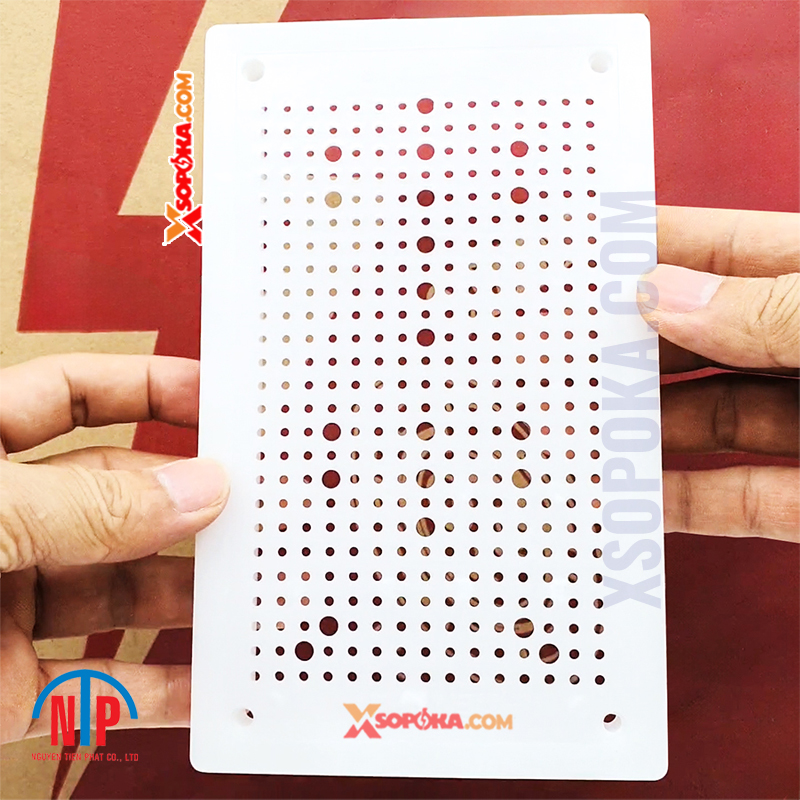 Táp lô điện nhựa Tiến Phát màu trắng kích thước 8x12 đến 25x35 cm
