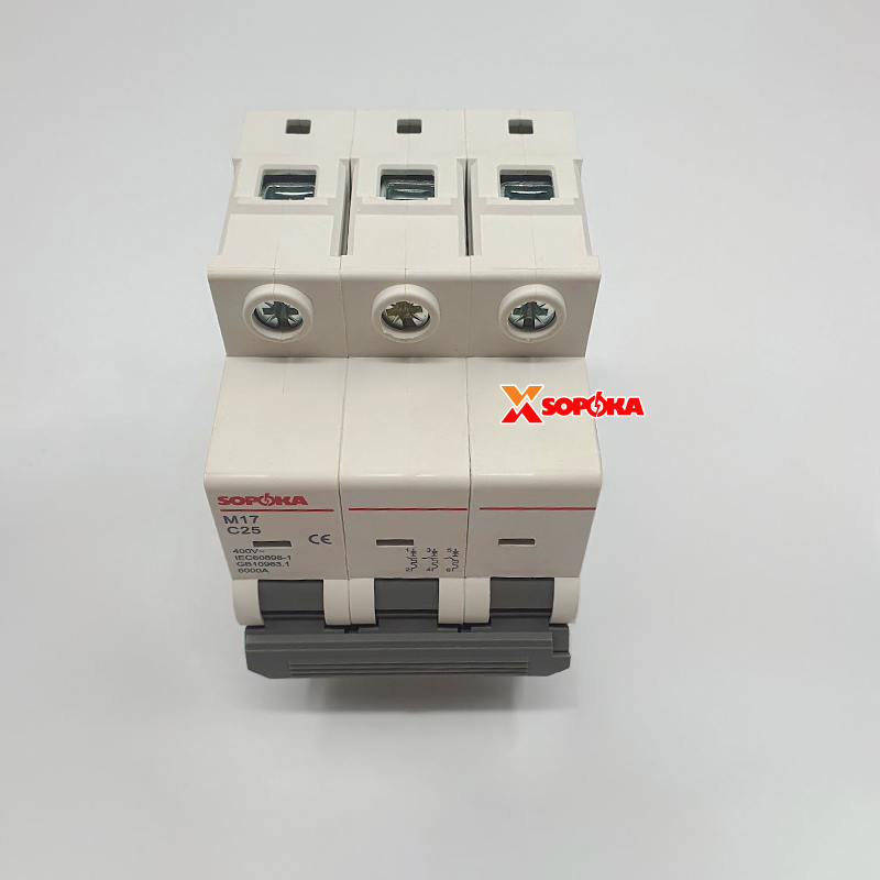 Aptomat 3 pha MCB 3P M17 SOPOKA