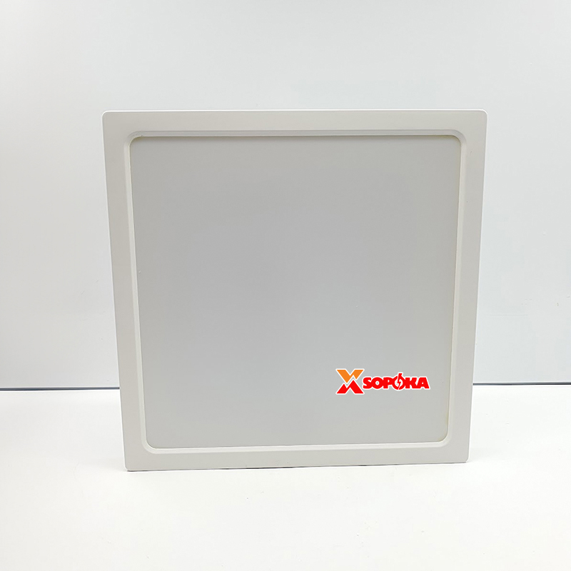 Bóng Đèn LED SS24W Ốp Trần Vuông 24 W Sáng Trắng Vành Nhựa SOPOKA