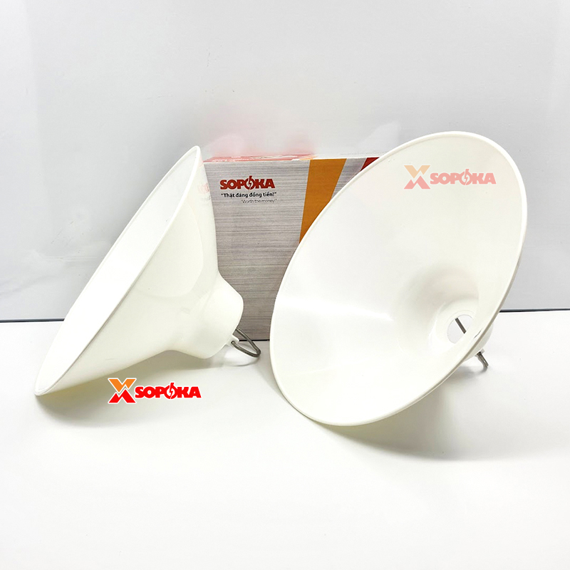Chóa Đèn (Chao Đèn) Nhựa Có Móc Treo M280 Chống Vỡ Chống Mưa Chịu Nhiệt SOPOKA