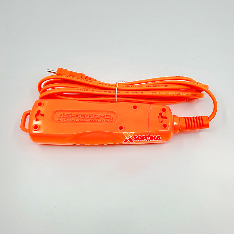 Ổ Cắm Điện 4 Lỗ Chéo Chịu Nhiệt Chống Va Đập 3000W 4C-3000W SOPOKA
