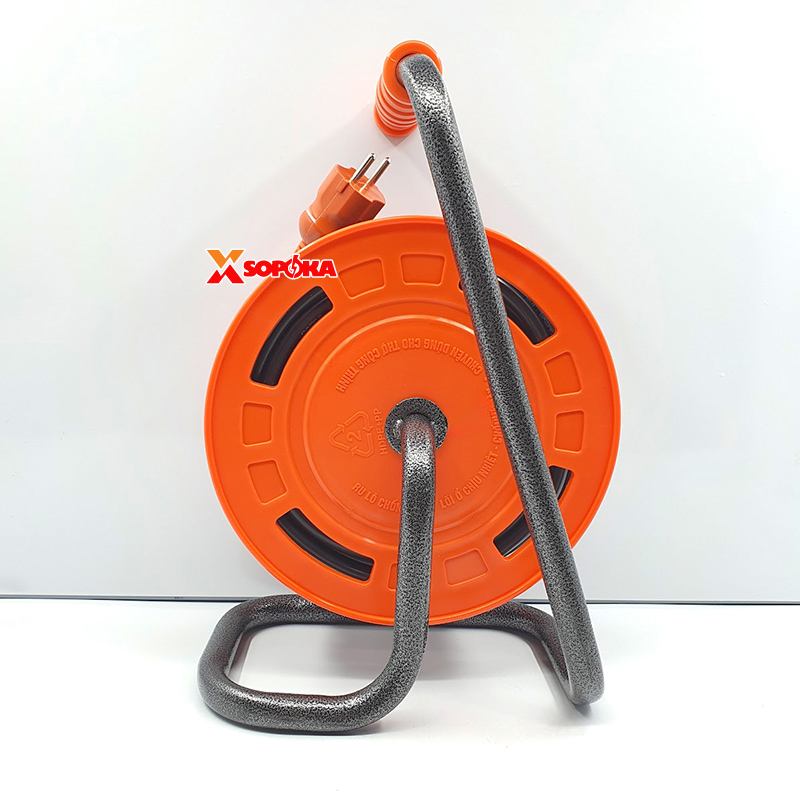 Rulo Cuộn Dây Điện SOPOKA Ráp Dây 2x1.5 CADIVI VCmt Tròn 2 Lớp Vỏ, Công Suất 3500W