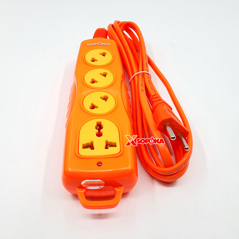 Ổ Cắm Điện 4 Lỗ Chéo Chịu Nhiệt Chống Va Đập 3000W 4C-3000W SOPOKA