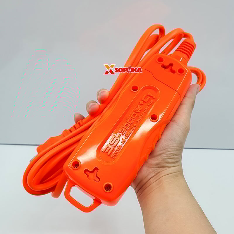 Ổ Cắm Điện 3 Lỗ Chéo Chịu Nhiệt Chống Va Đập 3000W 3C-3000W SOPOKA