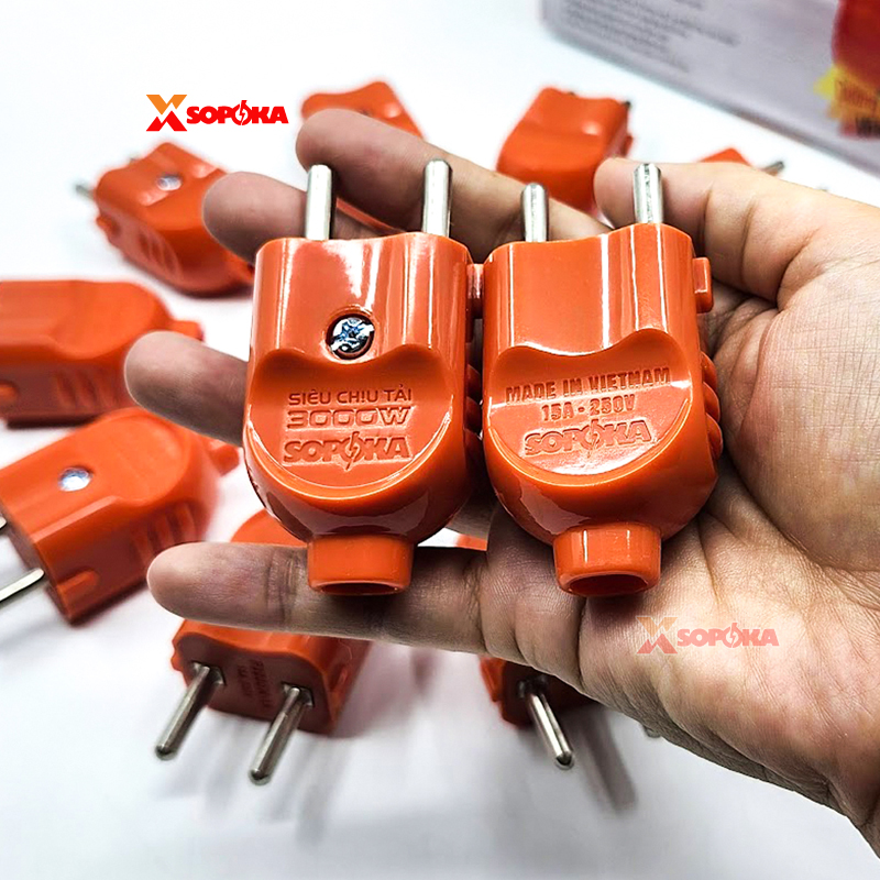 Phích Cắm Điện Dương Chịu Tải 3000W P3000WLK SOPOKA