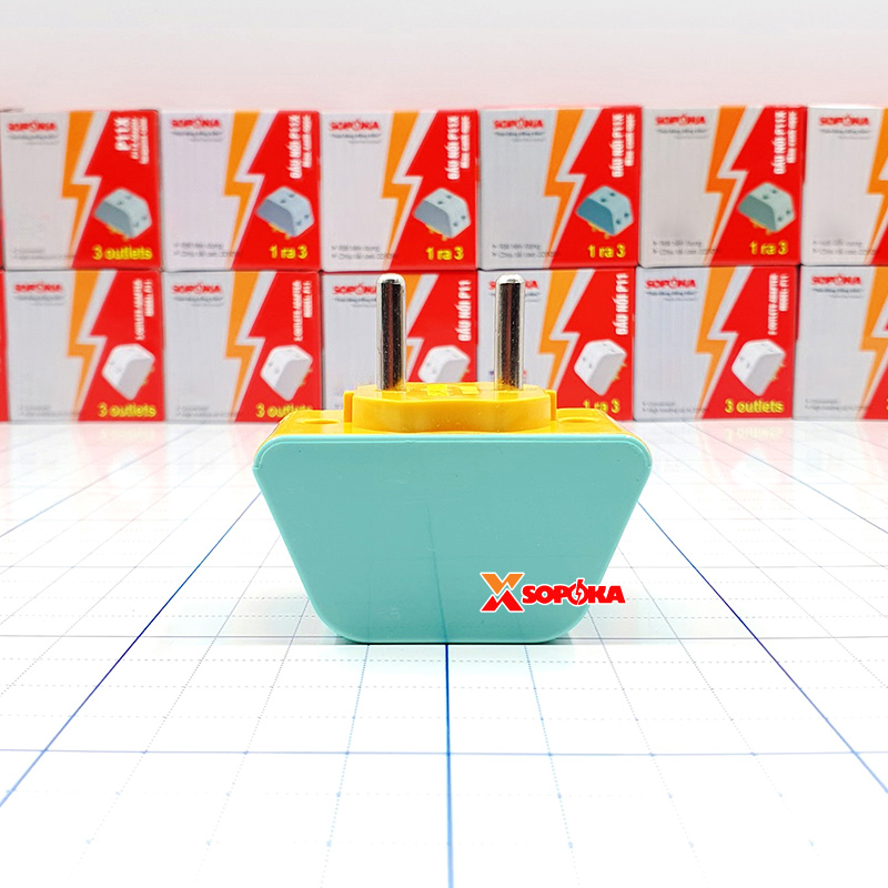 Đầu Nối Chia Điện 3 Cửa 2200W P11 SOPOKA