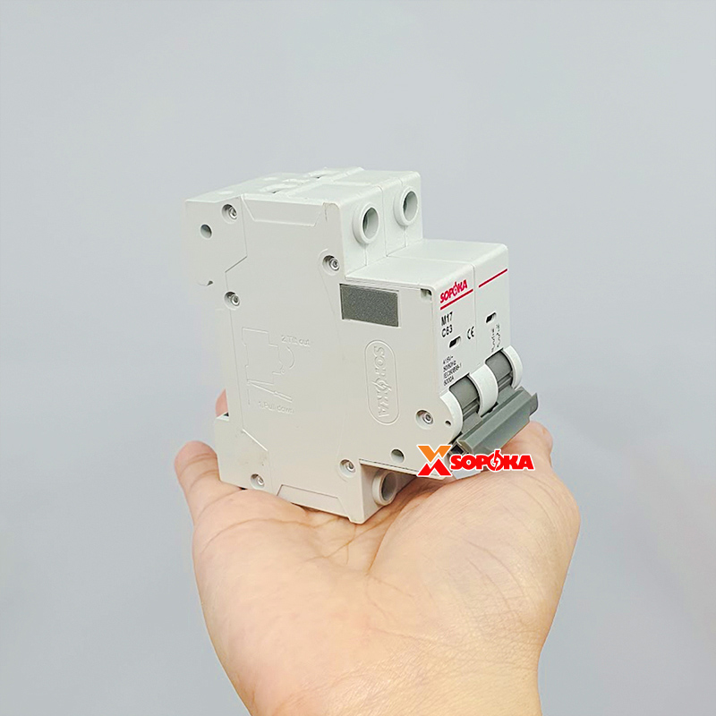 Aptomat 1 Pha MCB Tép 2P M17 SOPOKA