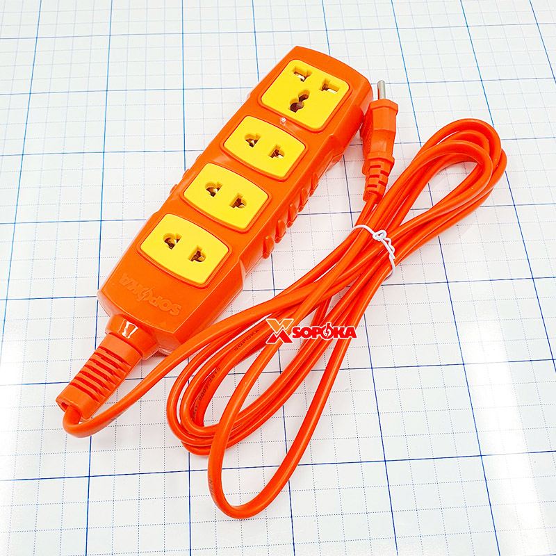 Ổ Cắm Điện 3000W Siêu Chịu Tải Có Dây 4S-3000W SOPOKA