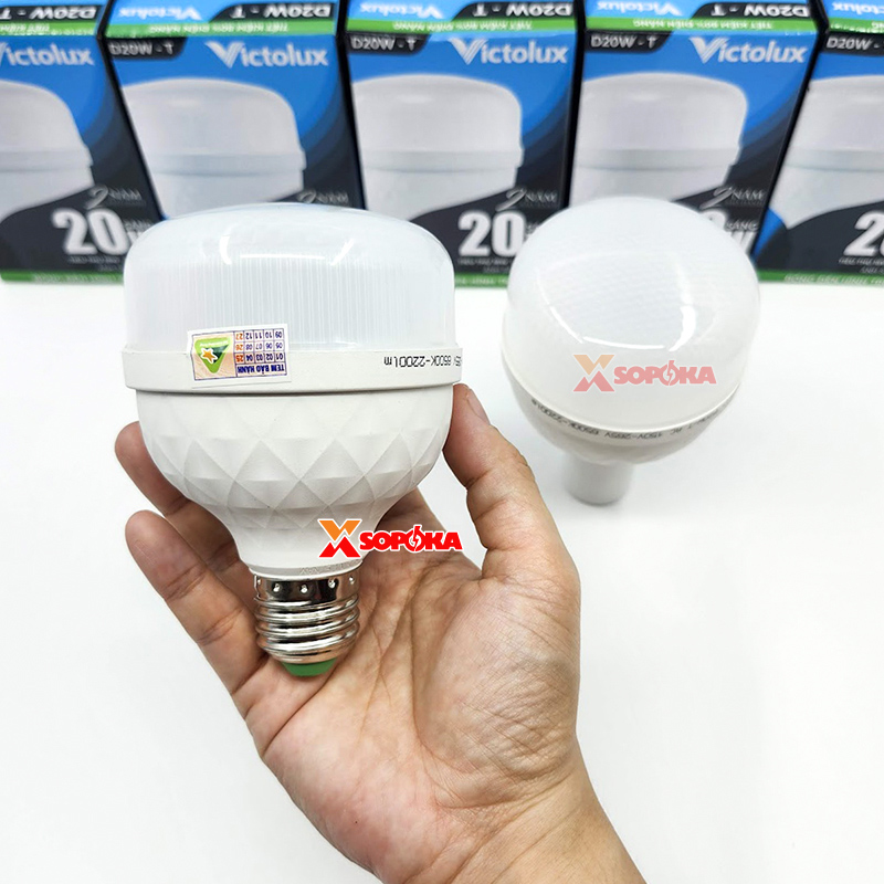Bóng Đèn LED Hình Trụ Victolux (SOPOKA) 20W – 30W – 40W – 50W – 60W