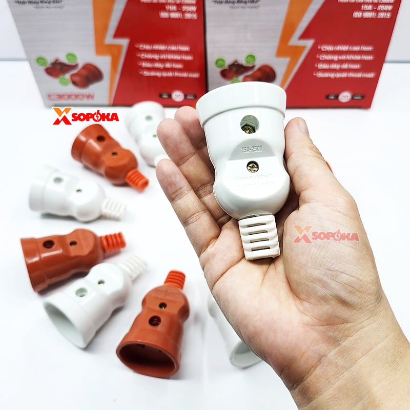 Phích Cắm Điện Âm Siêu Chịu Tải 3000W C3000W SOPOKA