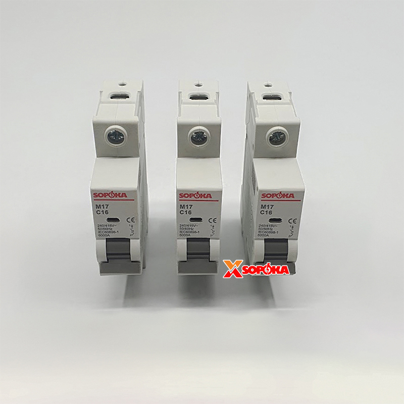 Aptomat 1 Pha MCB 1P M17 SOPOKA
