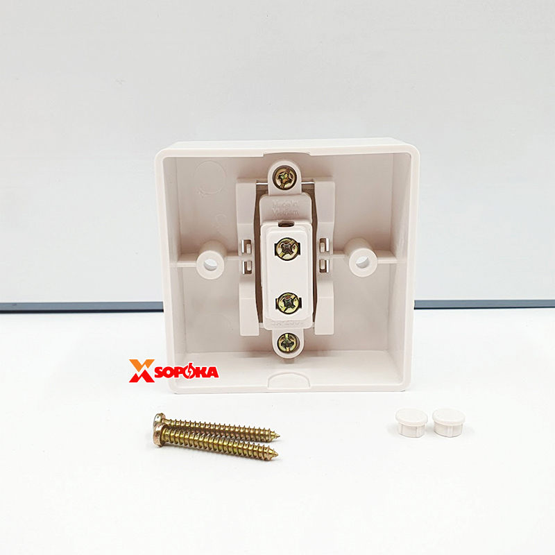 Công Tắc Đơn SOPOKA E1S – Chống Cháy, Có Dạ Quang, 5A 220V