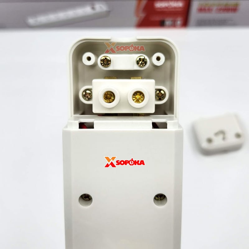 Ổ Cắm Điện 6 Lỗ 2200W Lõi Sứ Không Dây Có Công Tắc 6M-0 SOPOKA